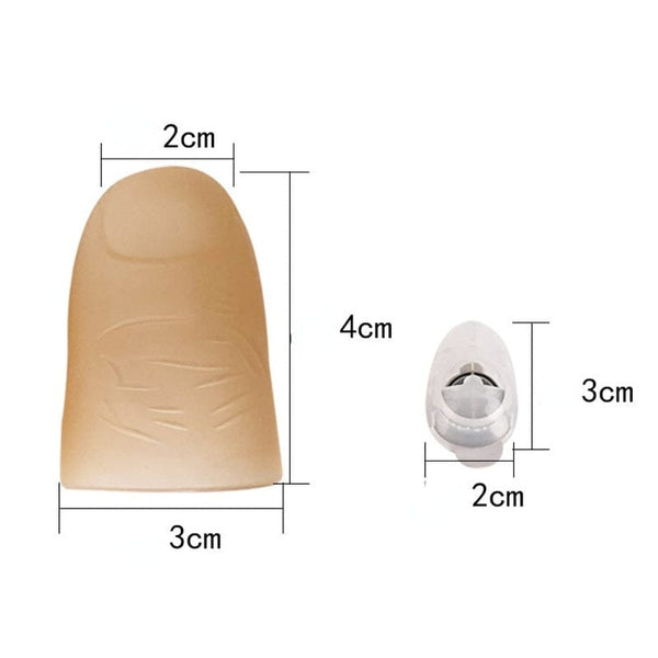 Planet Gates B 2Pcs Magic Super Electronic LED Light Flashing Fingers Magic Trick Props Kids Amazing Glow Toys Children Luminous Decor Gifts