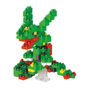 Planet Gates B-313 / with box Pokemon Small Blocks Nanoblock Charizard Kyogre Groudon Rayquaza Model Education Graphics Toys for Kids Birthday Gift Toys