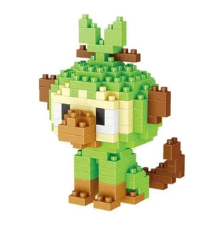 Planet Gates B-317 / with box Pokemon Small Blocks Nanoblock Charizard Kyogre Groudon Rayquaza Model Education Graphics Toys for Kids Birthday Gift Toys