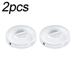 Planet Gates B-3Pcs Tie 1/2/3Pcs Transparent Charging Cord Organizer Portable Charger Cord Holder Round Storage Case Retractable Reel Box Cable Winder