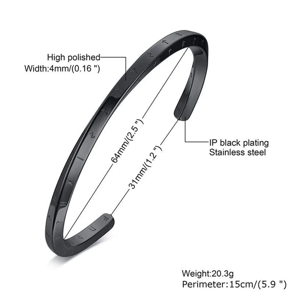 Planet Gates B-412B-64 Vnox Vintage Stainless Steel Bangle for Men Women Mobius Twisted Cuff Bracelet Unisex Casual Pulseira Gents Jewelry