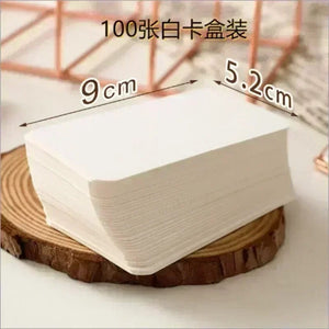Planet Gates B 50/100/200sheets/box DIY Journal Portable can Punching Blank Card Memory Message Convenient Card Greeting Cards Notepad