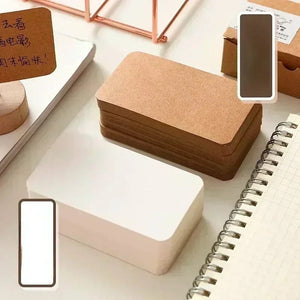Planet Gates B 50/100/200sheets/box DIY Journal Portable can Punching Blank Card Memory Message Convenient Card Greeting Cards Notepad
