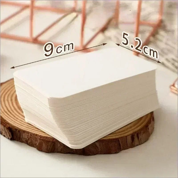 Planet Gates B 50/100/200sheets/box DIY Journal Portable can Punching Blank Card Memory Message Convenient Card Greeting Cards Notepad