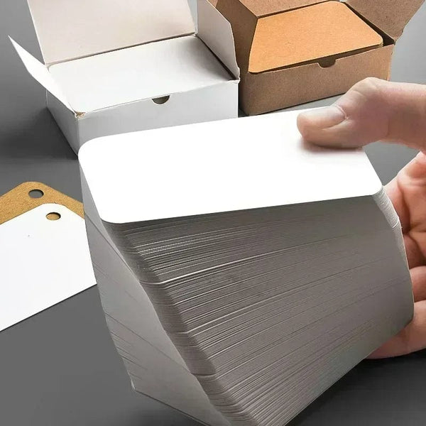 Planet Gates B 50/100/200sheets/box DIY Journal Portable can Punching Blank Card Memory Message Convenient Card Greeting Cards Notepad