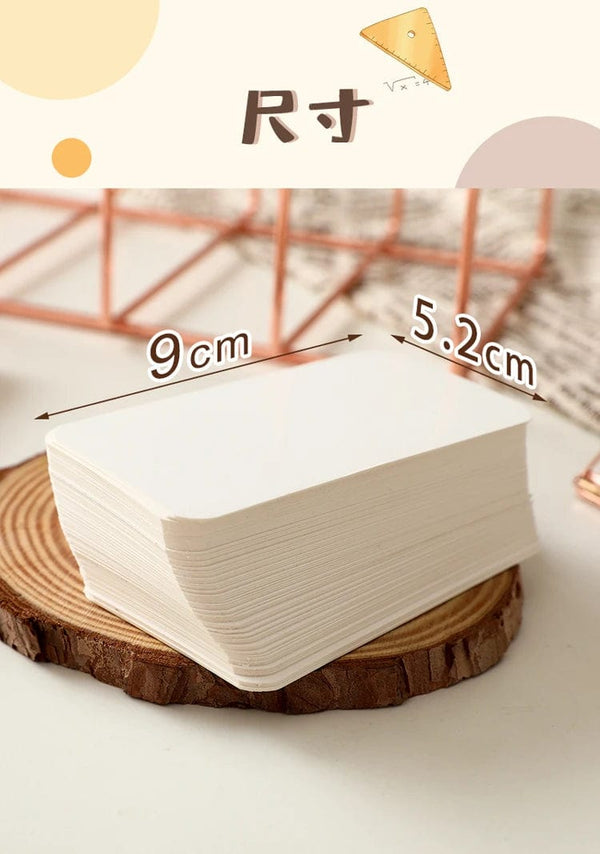 Planet Gates B 50/100/200sheets/box DIY Journal Portable can Punching Blank Card Memory Message Convenient Card Greeting Cards Notepad