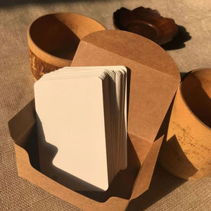 Planet Gates B 50/100/200sheets/box DIY Journal Portable can Punching Blank Card Memory Message Convenient Card Greeting Cards Notepad