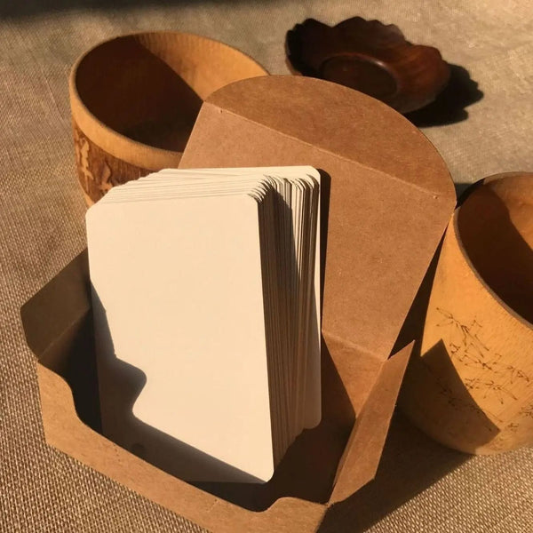 Planet Gates B 50/100/200sheets/box DIY Journal Portable can Punching Blank Card Memory Message Convenient Card Greeting Cards Notepad