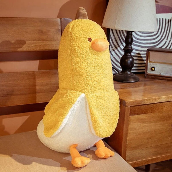 Planet Gates B / 50cm 50CM Peeled Banana Plush Toy Cute Anxiety Make A Friend Duck Throw Pillow  Doll Send Children Christmas Birthday Presents