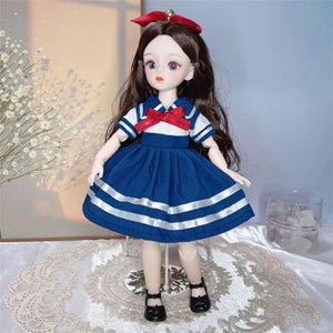 Planet Gates B BJD Dolls and Clothes with Multiple Movable Joints 30cm 1/6 3D Simulated Eye Hinge Doll Girl's DIY Dress Up Birthday Gift Toy