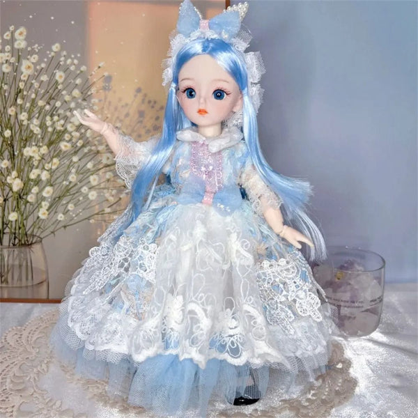 Planet Gates B BJD Dolls and Clothes with Multiple Movable Joints 30cm 1/6 3D Simulated Eye Hinge Doll Girl's DIY Dress Up Birthday Gift Toy