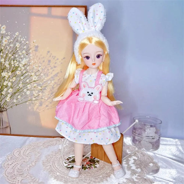 Planet Gates B BJD Dolls and Clothes with Multiple Movable Joints 30cm 1/6 3D Simulated Eye Hinge Doll Girl's DIY Dress Up Birthday Gift Toy