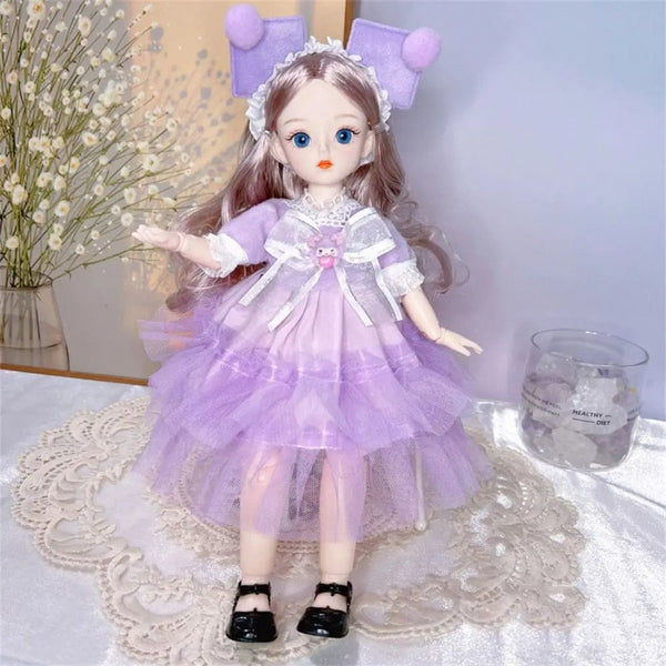 Planet Gates B BJD Dolls and Clothes with Multiple Movable Joints 30cm 1/6 3D Simulated Eye Hinge Doll Girl's DIY Dress Up Birthday Gift Toy