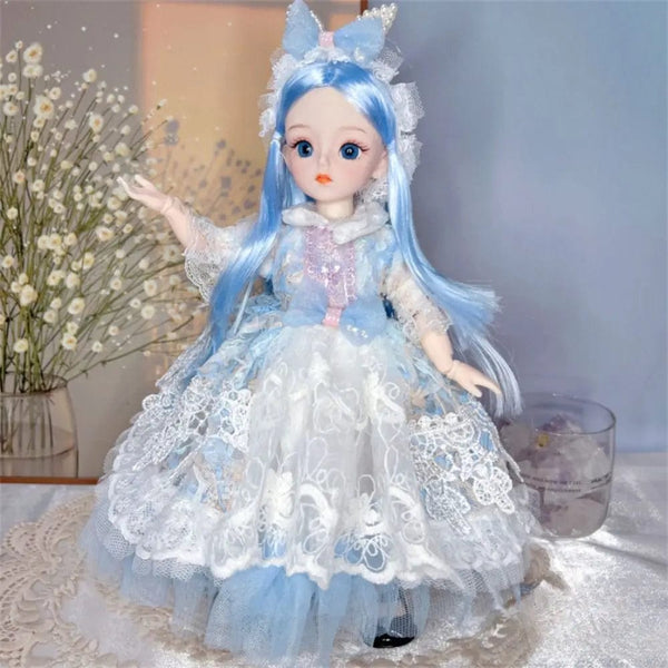Planet Gates B BJD Dolls and Clothes with Multiple Movable Joints 30cm 1/6 3D Simulated Eye Hinge Doll Girl's DIY Dress Up Birthday Gift Toy