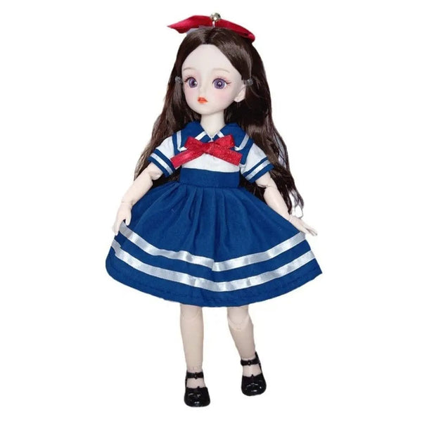 Planet Gates B BJD Dolls and Clothes with Multiple Movable Joints 30cm 1/6 3D Simulated Eye Hinge Doll Girl's DIY Dress Up Birthday Gift Toy