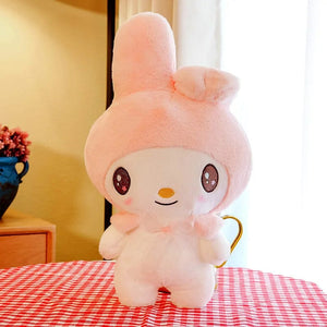 Planet Gates B / CHINA / About 23CM 25CM Sanrio Plush Dolls Cute Plush Toys Kuromi Melody Cartoon Plush Stuffed Toys Soft Pillow Plushies Doll Birthday Gifts Girls