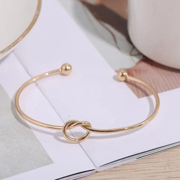 Planet Gates B / China Stainless Steel Bracelets Vintage Fashion Woven Twist Texture Bangles For Women Jewelry Statement Street Wear Goth Gifts