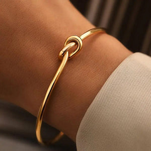Planet Gates B / China Stainless Steel Bracelets Vintage Fashion Woven Twist Texture Bangles For Women Jewelry Statement Street Wear Goth Gifts
