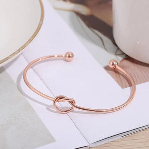 Planet Gates B / China Stainless Steel Bracelets Vintage Fashion Woven Twist Texture Bangles For Women Jewelry Statement Street Wear Goth Gifts