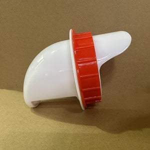 Planet Gates B Feeder And Stopper 1pc 1/2/3pcs, DIY Chicken Feeders No Waste, Poultry Feeder With Covers Gravity Feed Kit Ports Hole Saw For Buckets Barrels Bins Troughs