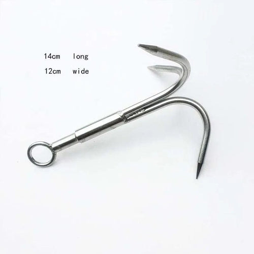 Planet Gates B Folding Gravity Grab Hook Outdoor Rock Climbing Rescue Claw Survival Mountaineering Hook Tool Multifunctional Stainless Steel