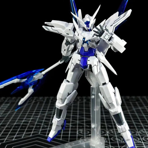 Planet Gates B HG Gundam 1/144 Gn-10000 Transient Glacier Figure Assembly Model Toy Action Figurine Desktop Ornament Collection Kids Toy Gifts