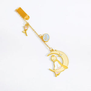 Planet Gates B Little Prince Planet Series 12 Design Chain/Metal Bookmark Creative Decorative Office Supplies Student Gift Teacher Reading