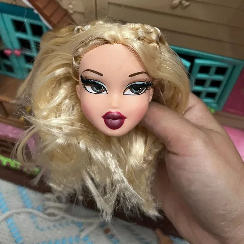 Planet Gates One Pieces Head Girl Doll's Head 1/7 Bjd with Sex Mouth Diy Dress Up Toy Accessories