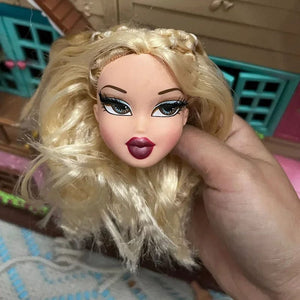 Planet Gates B / Only Head One Pieces Head Girl Doll's Head 1/7 Bjd with Sex Mouth Diy Dress Up Toy Accessories