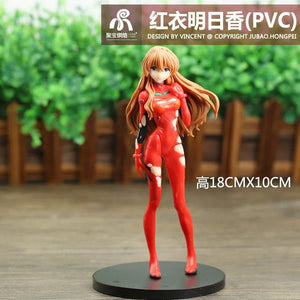 Planet Gates B / opp bag 18cm New Anime Neon Genesis Evangelion Eva Ayanami Rei Kawaii Figure Pvc Model Toys Doll Collect Ornaments Gifts