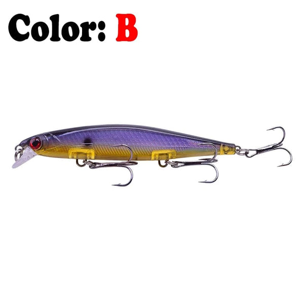 Planet Gates B Proleurre Fishing Lures 11cm 13.8g Sinking Minnow Wobblers Plastic Artificial Baits With Hook for Bass Pike Carp Swimbait Tackle