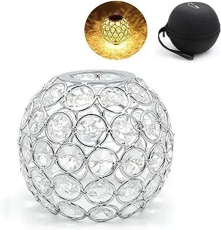 Planet Gates B-Siver / CHINA For Goal Zero lantern Crystal Lampshade goalzero Round Hollow Shadow Outdoor Camping Glamping Camping Light Atmosphere Lampshade