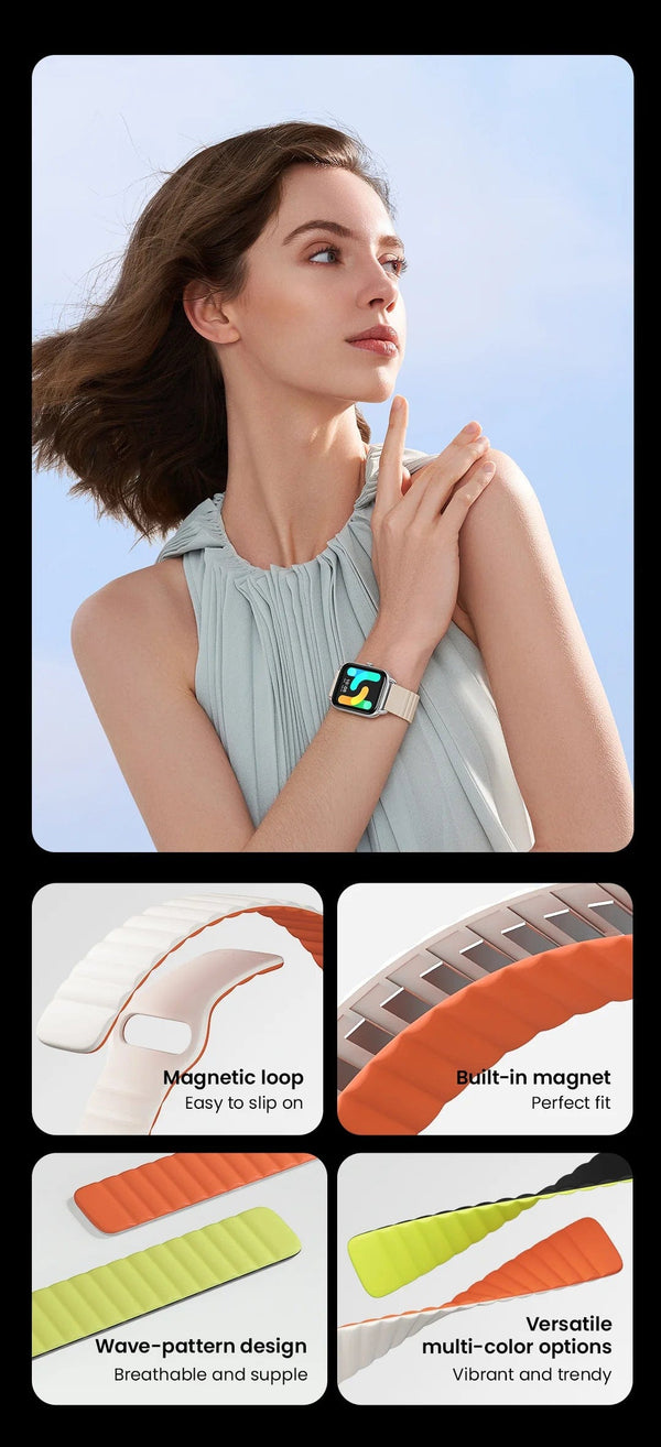 Planet Gates B TWO Straps HAYLOU RS4 Plus Smartwatch 1.78'' AMOLED Display 105 Sports Modes 10-day Battery Life Smart Watch SpO₂ Heart Rate Sleep Monitor