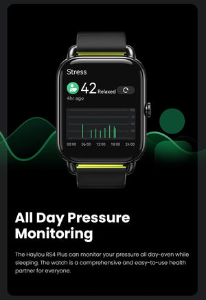 Planet Gates B TWO Straps HAYLOU RS4 Plus Smartwatch 1.78'' AMOLED Display 105 Sports Modes 10-day Battery Life Smart Watch SpO₂ Heart Rate Sleep Monitor