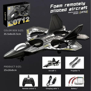 Planet Gates B With 2 Batteries L0712 RC Plane 2.4G Remote Control Aircraft Gravity Sensing Helicopter Glider with Light EPP Foam Fighters for Boys Children