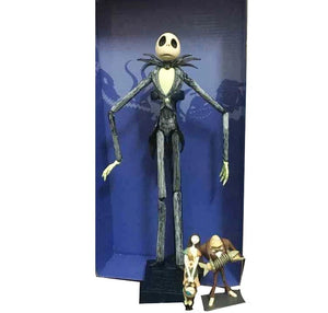 Planet Gates B / with box The Nightmare Before Christmas Jack Skellington Action Figure 12 Face Jack Jack Chair Special Version Model Toy Hallowen Present
