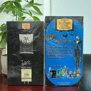 Planet Gates B / with box The Nightmare Before Christmas Jack Skellington Action Figure 12 Face Jack Jack Chair Special Version Model Toy Hallowen Present