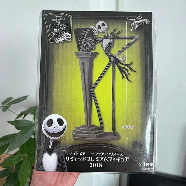 Planet Gates B / with box The Nightmare Before Christmas Jack Skellington Action Figure 12 Face Jack Jack Chair Special Version Model Toy Hallowen Present