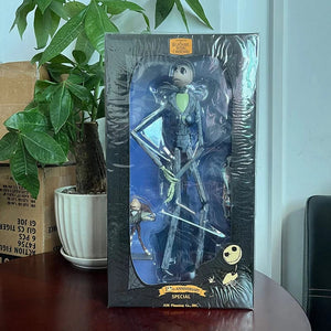 Planet Gates B / with box The Nightmare Before Christmas Jack Skellington Action Figure 12 Face Jack Jack Chair Special Version Model Toy Hallowen Present