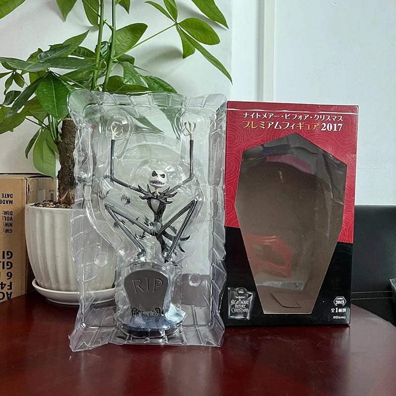 Planet Gates B / with box The Nightmare Before Christmas Jack Skellington Action Figure 12 Face Jack Jack Chair Special Version Model Toy Hallowen Present