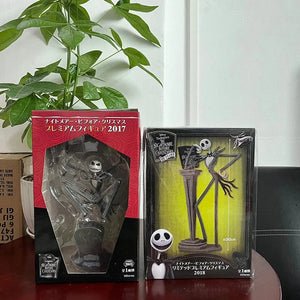 Planet Gates B / with box The Nightmare Before Christmas Jack Skellington Action Figure 12 Face Jack Jack Chair Special Version Model Toy Hallowen Present