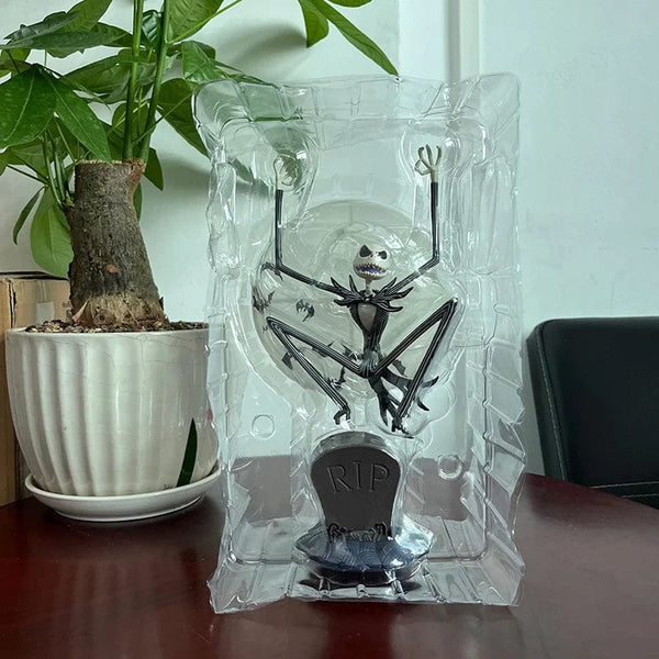 Planet Gates B / with box The Nightmare Before Christmas Jack Skellington Action Figure 12 Face Jack Jack Chair Special Version Model Toy Hallowen Present