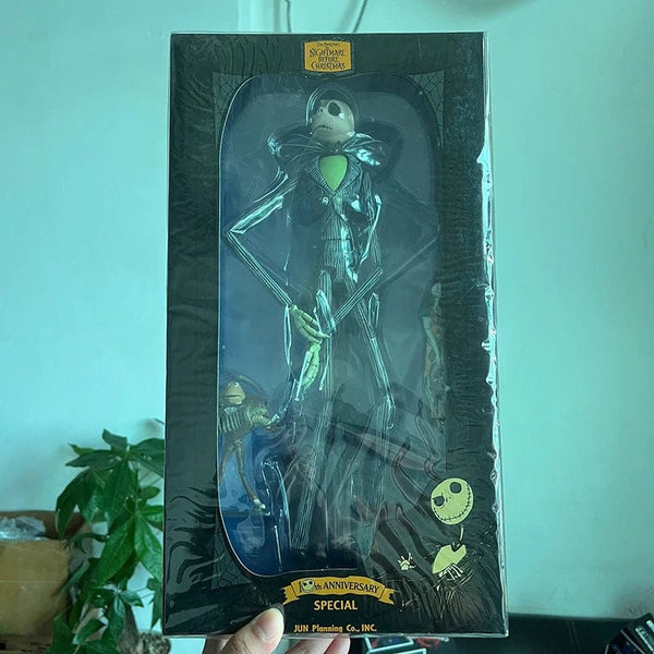 Planet Gates B / with box The Nightmare Before Christmas Jack Skellington Action Figure 12 Face Jack Jack Chair Special Version Model Toy Hallowen Present