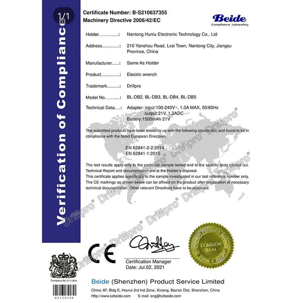 Planet Gates B Without Battery / CHINA Drillpro 520N.M Brushless Cordless Electric Impact Wrench 1/2 inch Socket Wrench Power Tools Rechargeable For Makita 18V Battery