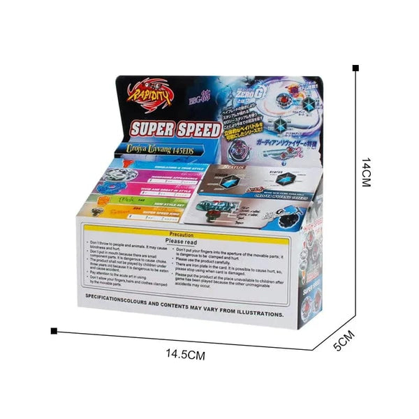 Planet Gates B-X TOUPIE BURST BEYBLADE SPINNING TOP Thief Zirago / Gryph Girago WA130HF Shogun Steel Zero-G BBG24