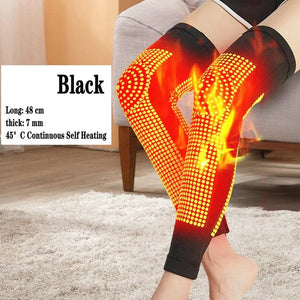 Planet Gates B1067 / M / CHINA 2pcs Self Heating Support Knee Pads Knee Brace Warm for Arthritis Joint Pai Relief Injury Recovery Leg Massager Longer Natural