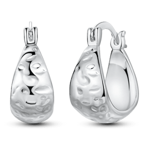 Planet Gates B2E256 2024 New Sterling Silver S9255 Solid Color Atmospheric Earrings Ear Loops Simple Fine Jewelry Women Girls Fashion Party Gift