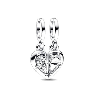 Planet Gates B3941 NEW 925 Sterling Silver Charm Fit Original Bracelet Accessories Women Jewelry White Series Football Snake Dreamcatcher Cross