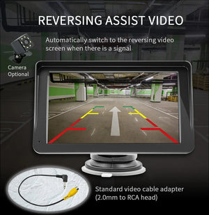 Planet Gates B5300 and CAM BQCC 7inch Car Radio Multimedia Video Player Wireless Carplay And Wireless Android Auto Touch Screen Sun Visor 5300