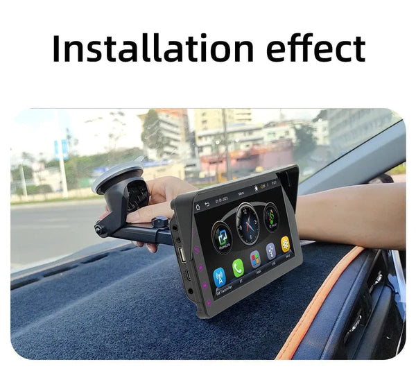 Planet Gates B5300 and CAM BQCC 7inch Car Radio Multimedia Video Player Wireless Carplay And Wireless Android Auto Touch Screen Sun Visor 5300